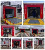 中國南昌，中國石化，隧道9刷電腦洗車機安裝調試中